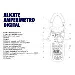 Alicate Amperímetro Digital  AD430