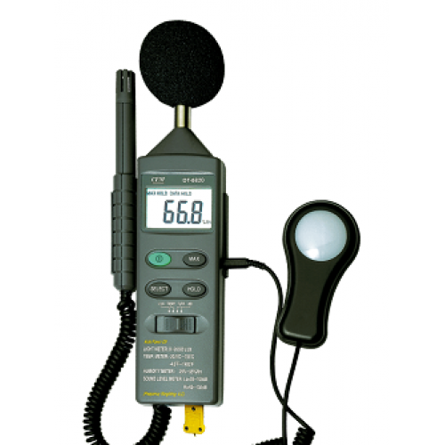 DT-8820 Termo-Higro-Decibelímetro-Luxímetro 