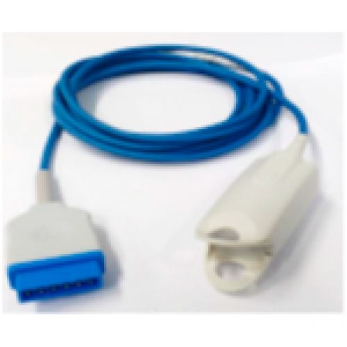 Sensor de SPO2 - Clipe de Dedo Adulto compatível com Monitor Marquette B640